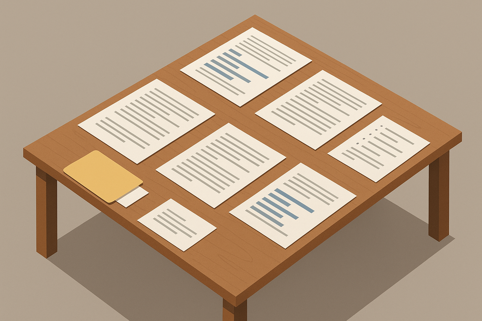 таблиця з документацією до неї